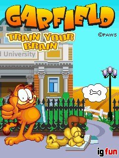بازی موبایل گارفیلد : Garfield:Train your brain